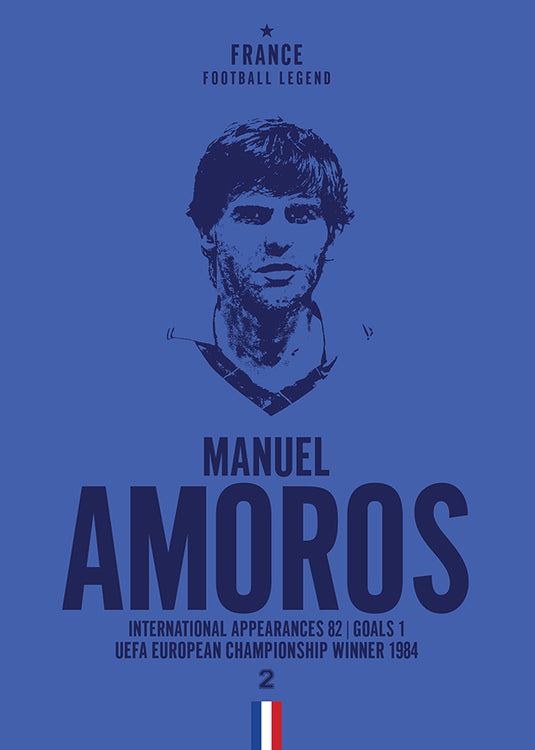 Manuel Amoros Head Poster