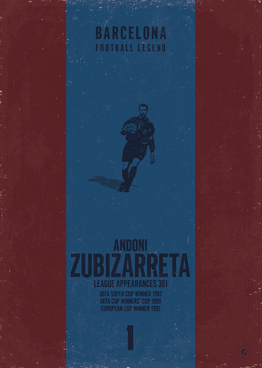 Andoni Zubizarreta Poster - Barcelona