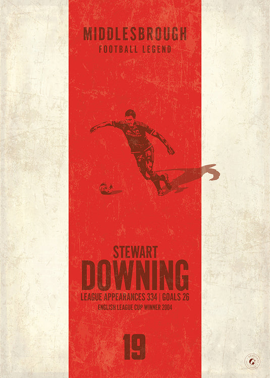 Affiche Stewart Downing (bande verticale)