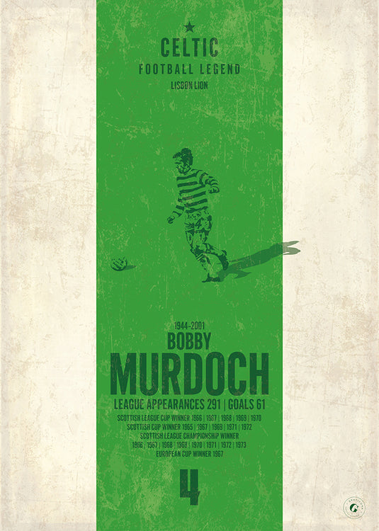 Bobby Murdoch Poster - Celtic