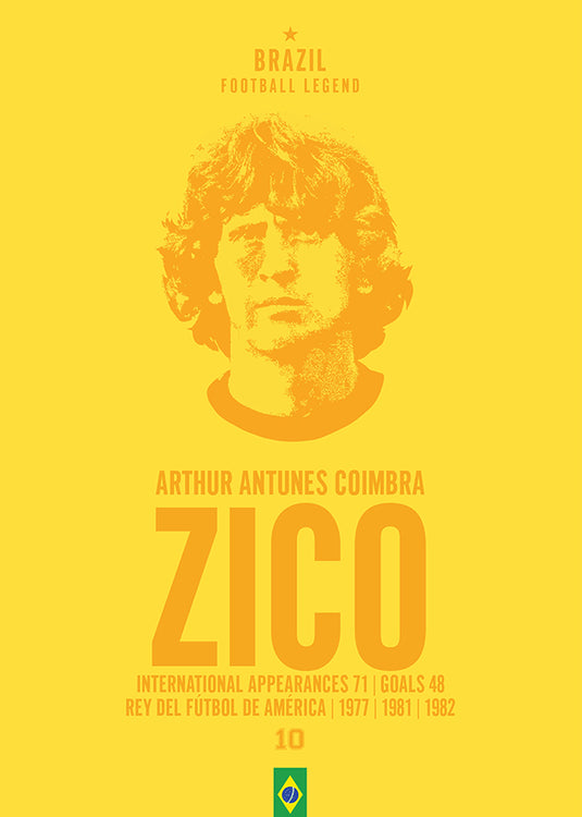 Zico Head Poster