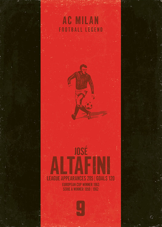 Affiche Jose Altafini (bande verticale)