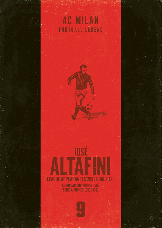 Jose Altafini Poster (Vertical Band)