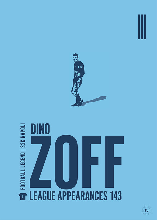 Póster Dino Zoff - SSC Napoli