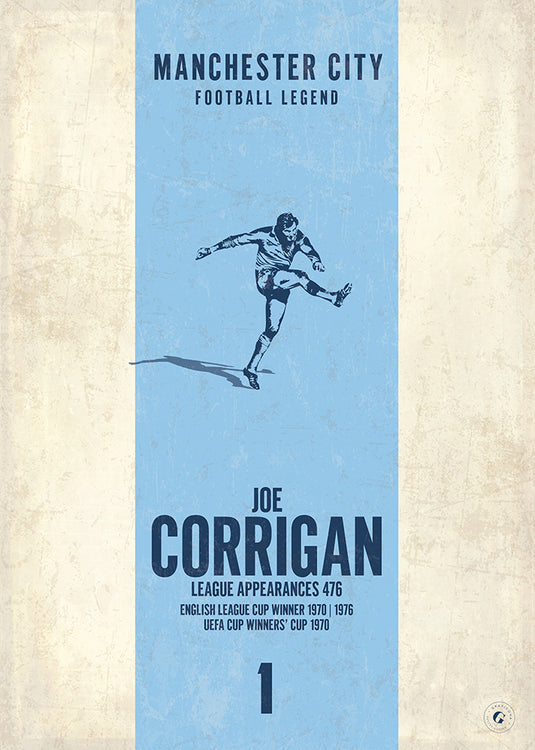 Joe Corrigan Poster (Vertical Band)