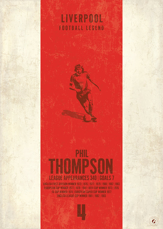 Affiche de Phil Thompson (bande verticale)