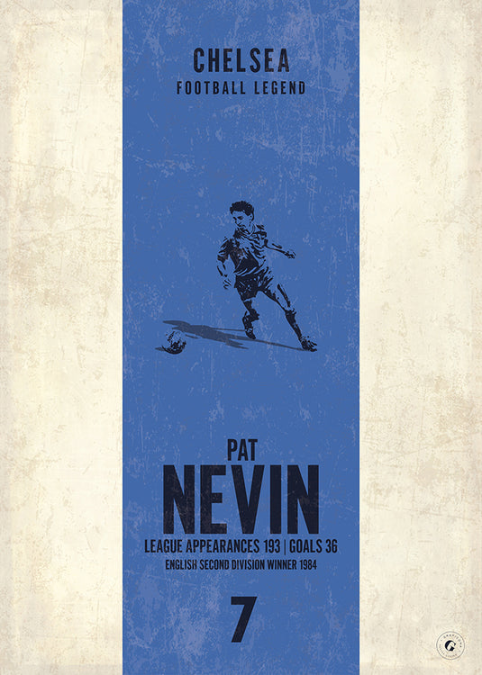 Póster de Pat Nevin (banda vertical)