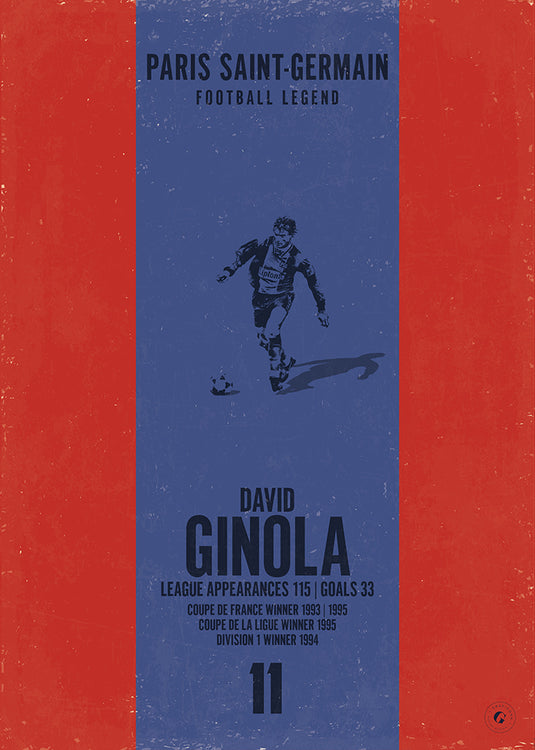 Cartel de David Ginola (Banda vertical)