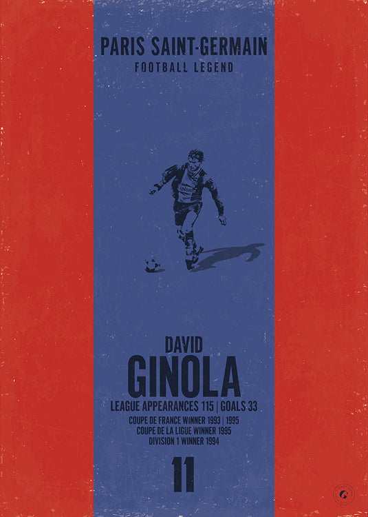 David Ginola Poster (Vertical Band)