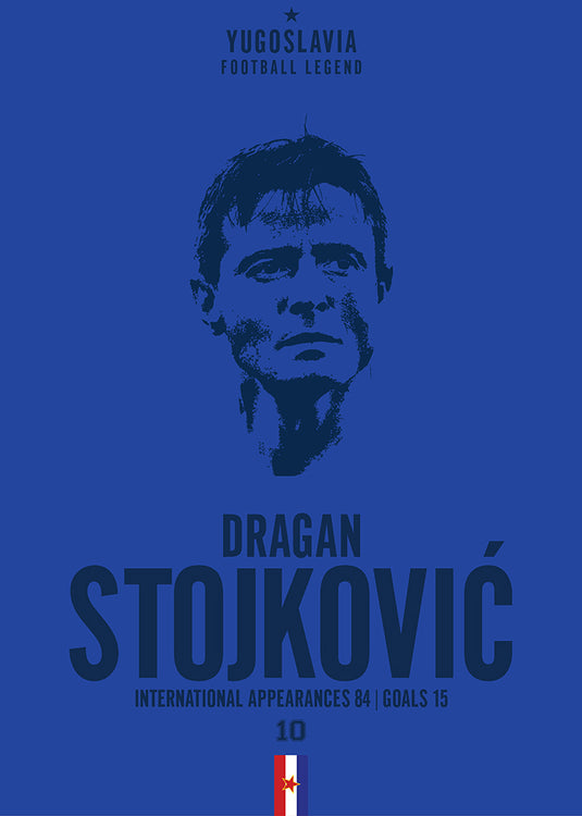Dragan Stojkovic Head Poster