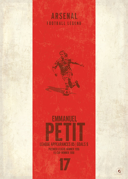 Emmanuel Petit Affiche (Bande Verticale)