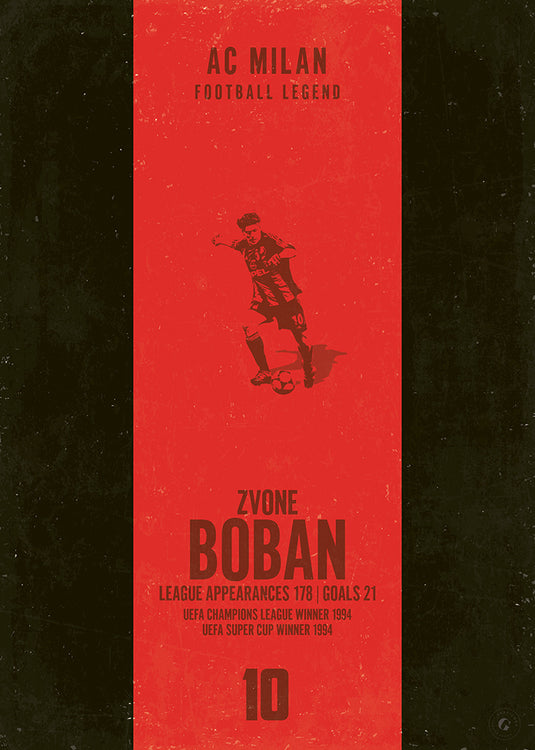 Zvonimir Boban Poster - AC Milan