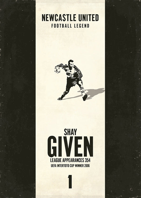 Shay Given Poster (Vertical Band)