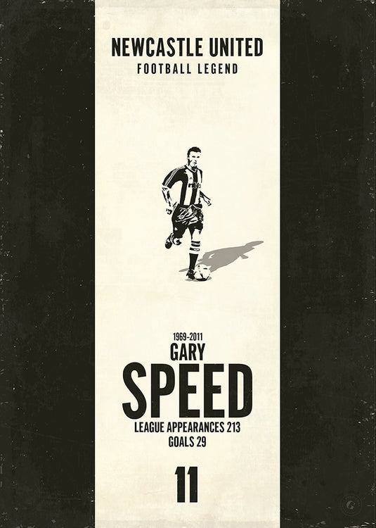 Gary Speed Poster - Newcastle United