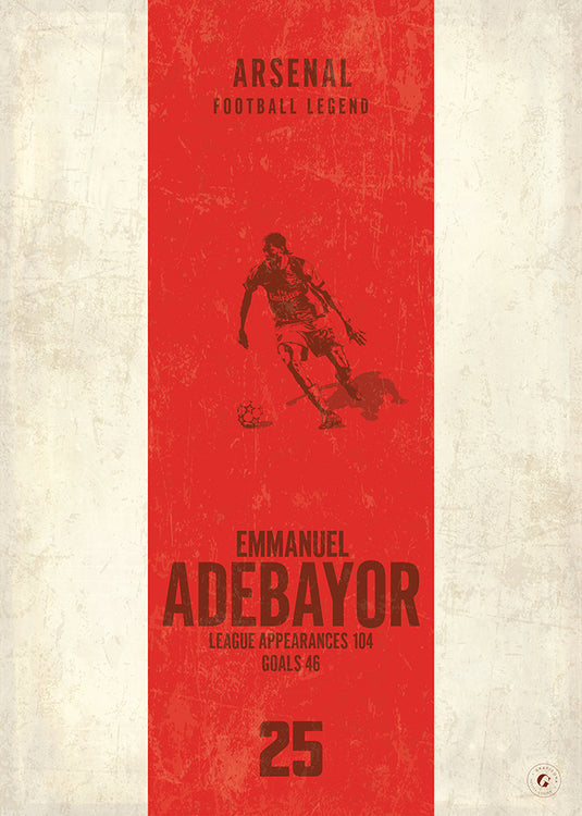 Emmanuel Adebayor Poster (Vertical Band)