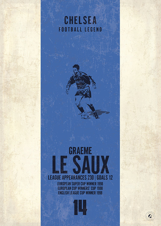 Affiche Graeme Le Saux (bande verticale)