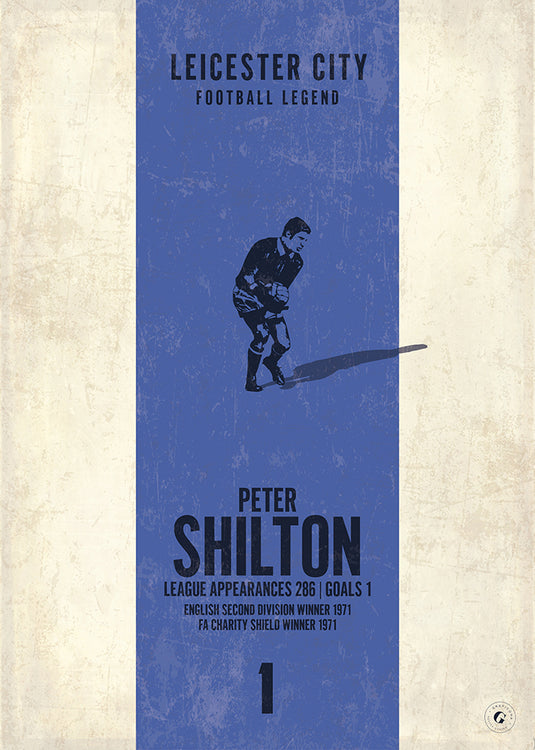 Peter Shilton Poster (Vertical Band)