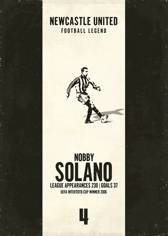 Affiche Nobby Solano (bande verticale)