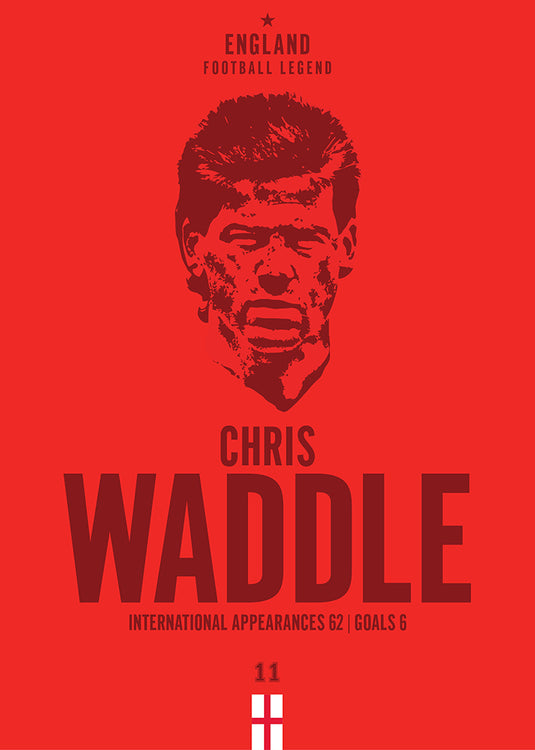 Chris Waddle Head Poster