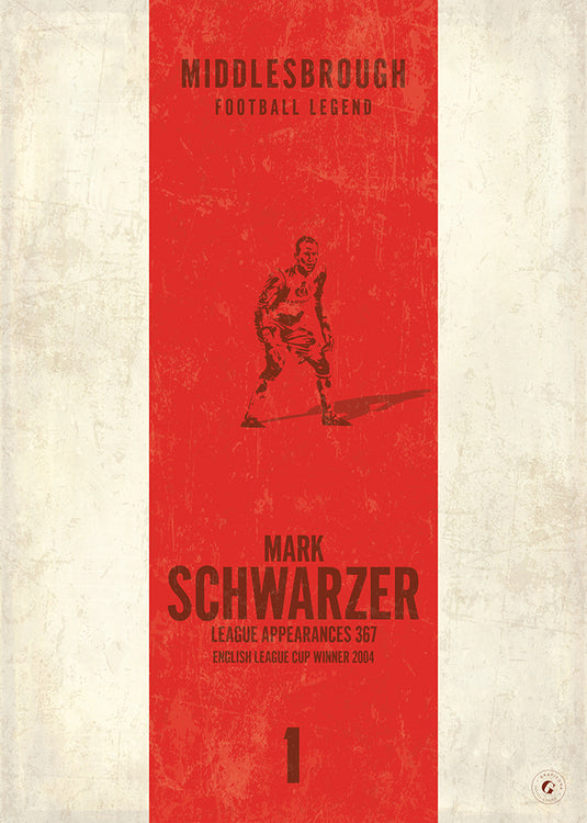 Mark Schwarzer Poster (Vertical Band)