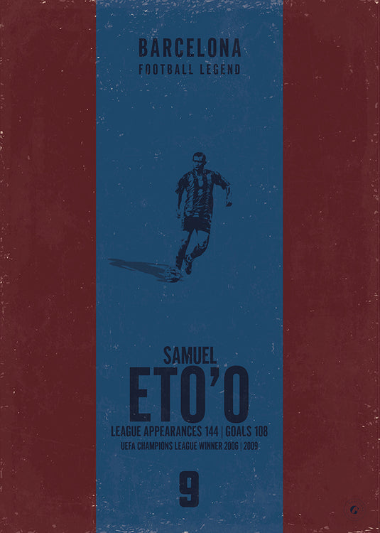 Póster Samuel Eto'o (Banda Vertical)