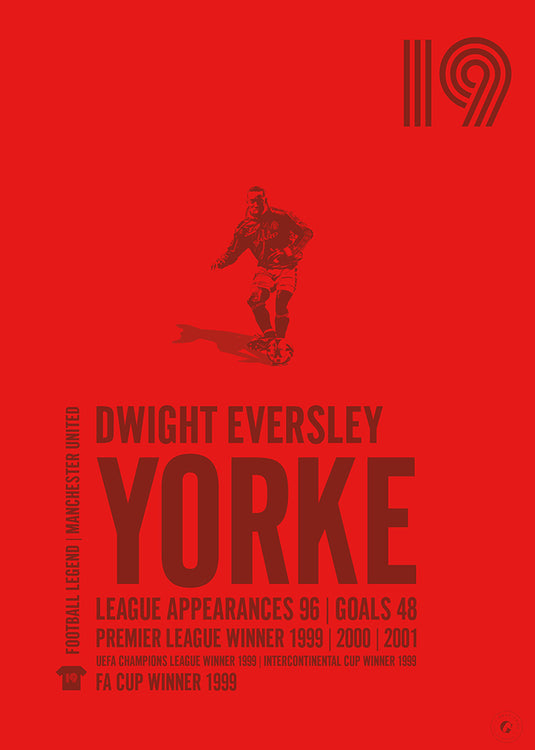 Dwight Yorke Poster - Manchester United