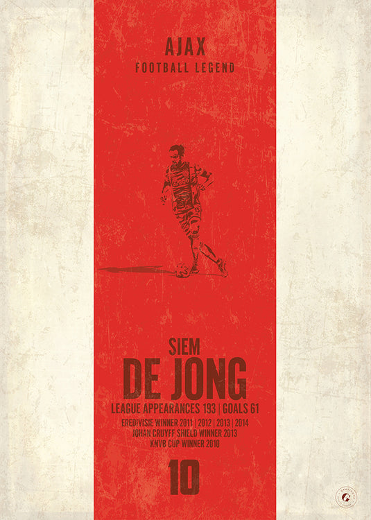 Póster Siem de Jong (Banda vertical)