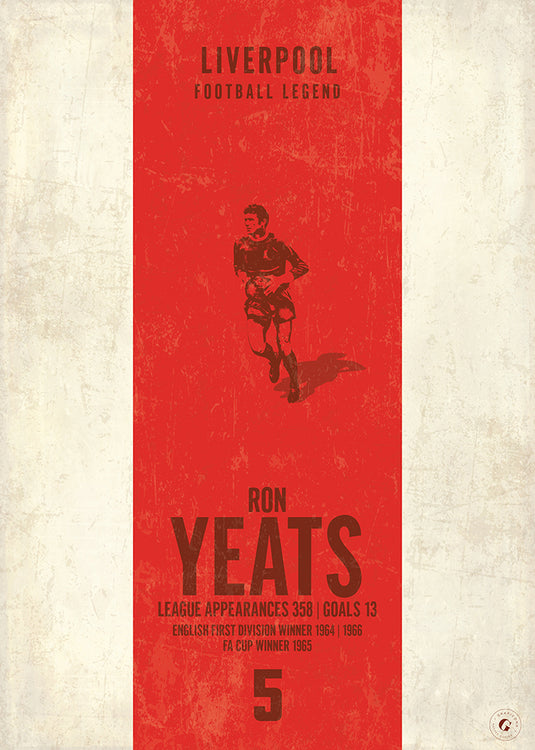 Ron Yeats Poster (Vertical Band)