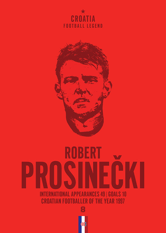 Cabeza de Robert Prosinecki Póster