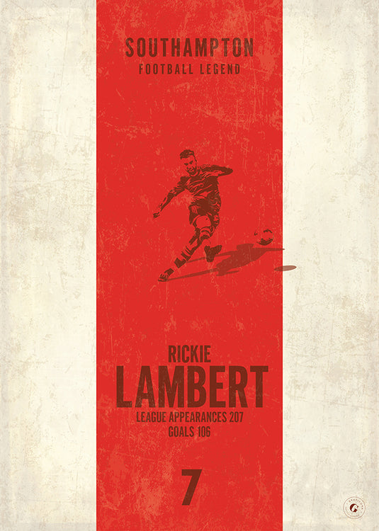 Rickie Lambert Poster (Vertical Band)