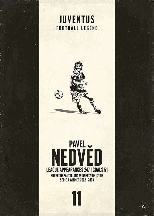 Affiche Pavel Nedved (bande verticale)