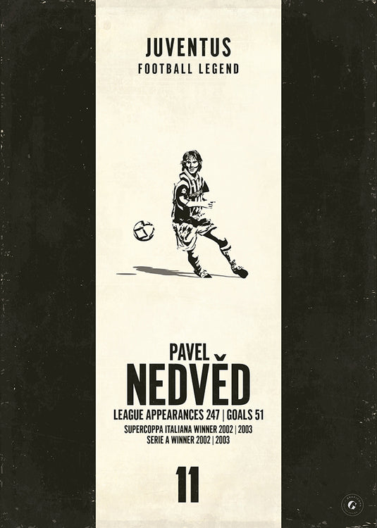 Pavel Nedved Poster (Vertical Band)