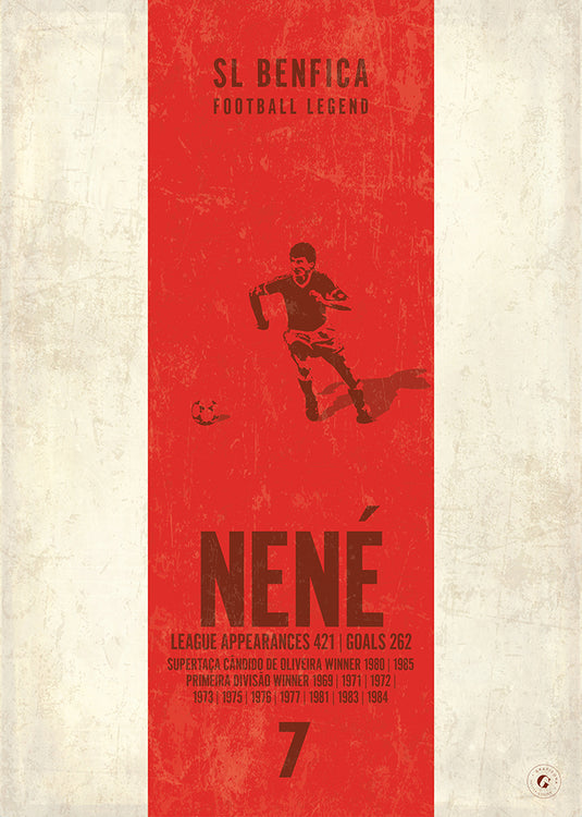 Nene Benfica Heritage Stripes Print