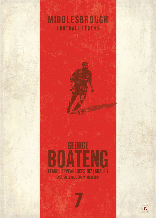 George Boateng Poster (Vertical Band)