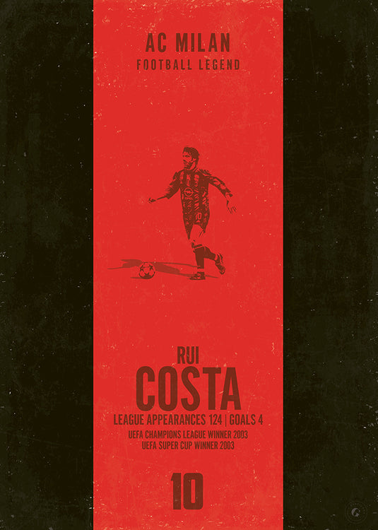 Affiche Rui Costa (bande verticale)