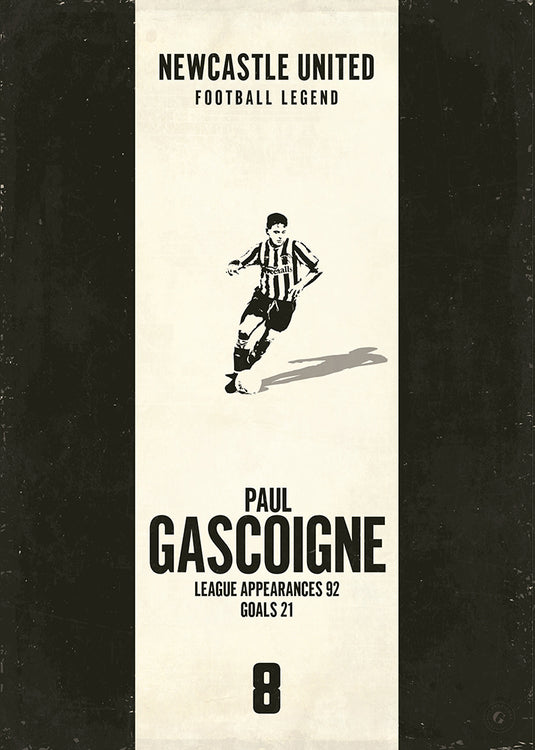 Affiche Paul Gascoigne (bande verticale)
