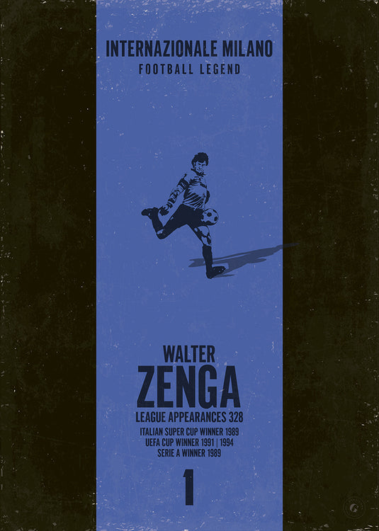 Walter Zenga Poster - Inter Milan
