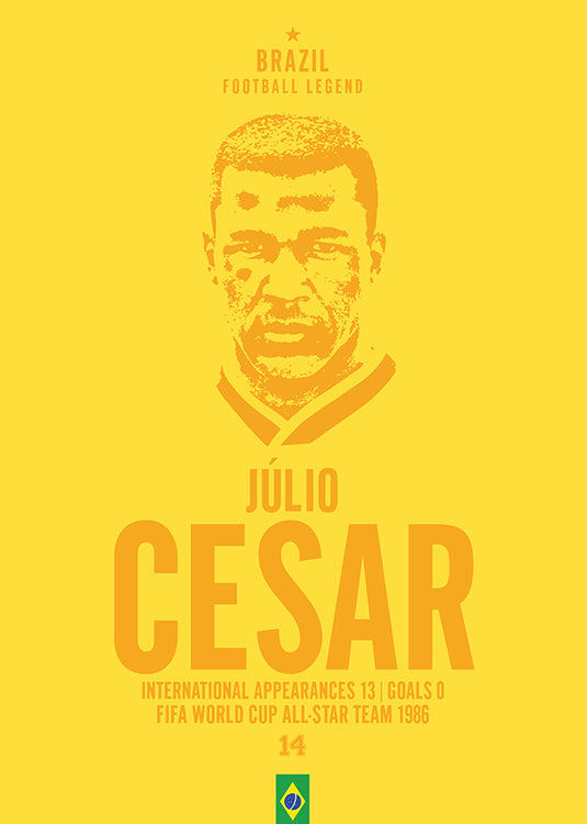 Julio Cesar Head Poster