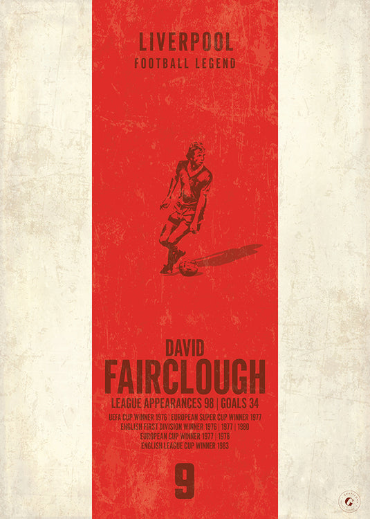 David Fairclough Liverpool Heritage Stripes Print