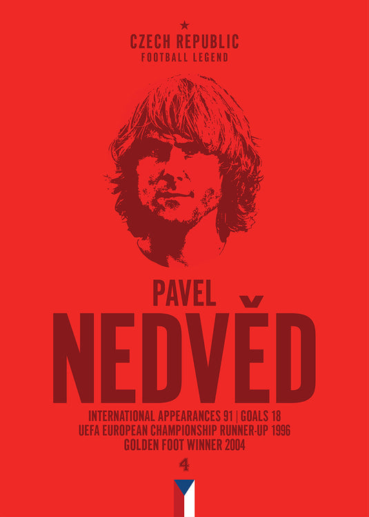 Cabeza de Pavel Nedved Póster