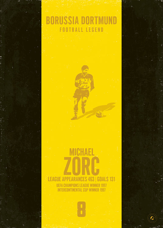 Michael Zorc Poster (Vertical Band)