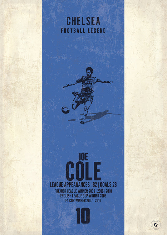 Joe Cole Chelsea Heritage Stripes Print