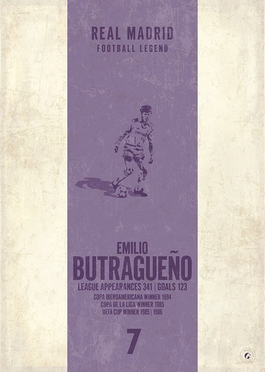 Emilio Butragueno Poster (Vertical Band)