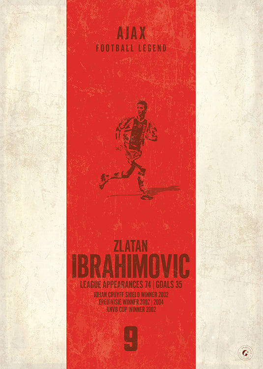 Zlatan Ibrahimovic Poster - Ajax