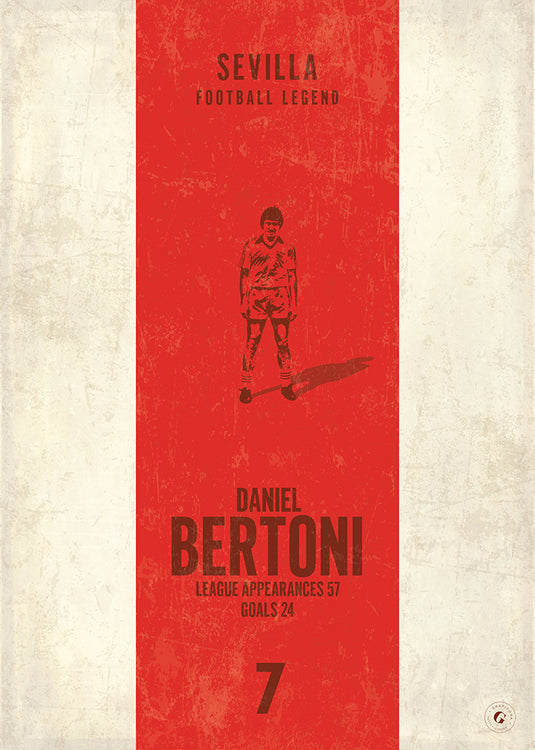 Affiche Daniel Bertoni (bande verticale)