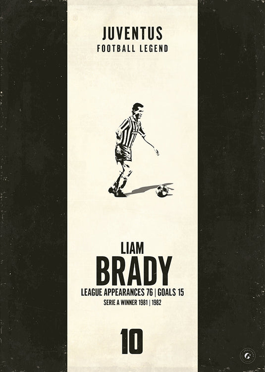 Affiche Liam Brady (bande verticale)