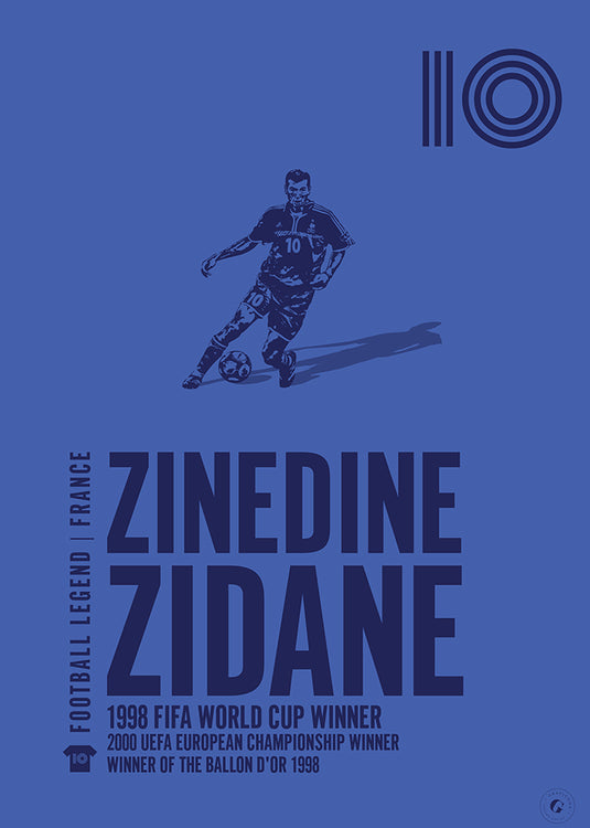 Zinedine Zidane Poster