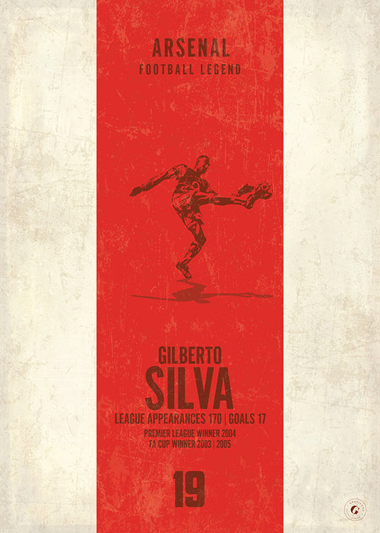 Affiche Gilberto Silva (bande verticale)