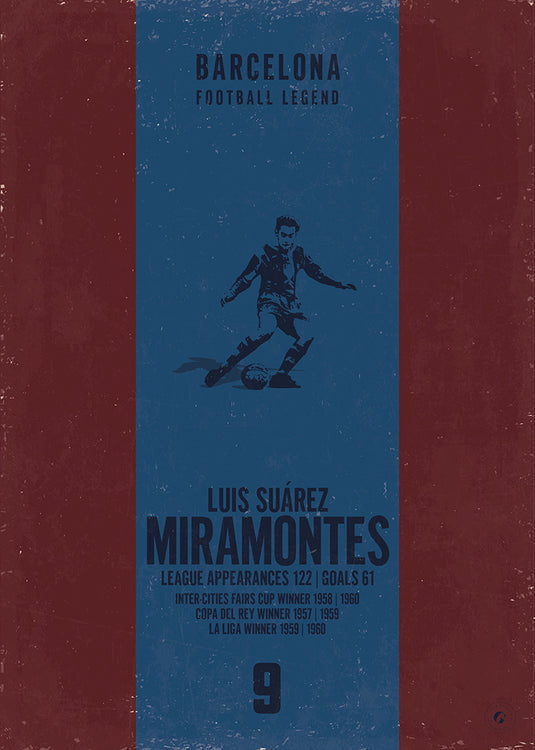 Luis Suarez Miramontes Barcelona Heritage Stripes Print