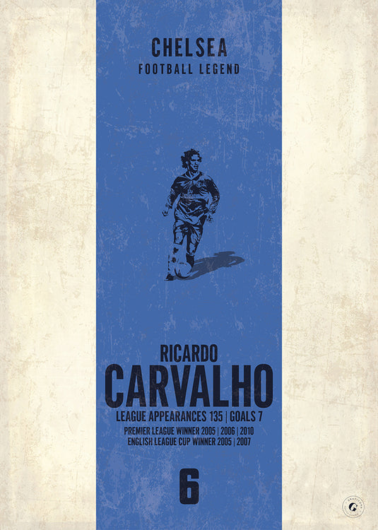 Affiche Ricardo Carvalho (bande verticale)